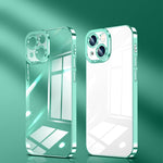Crystal Plated High Transparency Phone Case, For iPhone 13, For iPhone 13 Pro, For iPhone 13 Pro Max, For iPhone 12 mini