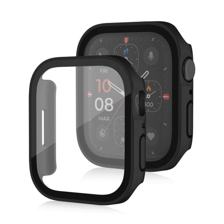 Life Waterproof Frosted 2 in 1 PC Frame + Tempered Glass Protective Case, For Apple Watch Series 9 / 8 / 7 45mm, For Apple Watch Series 9 / 8 / 7 41mm, For Apple Watch Series 6 / 5 / 4 / SE 44mm, For Apple Watch Series 6 / 5 / 4 / SE 40mm              ...