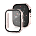 Life Waterproof Frosted 2 in 1 PC Frame + Tempered Glass Protective Case, For Apple Watch Series 9 / 8 / 7 45mm, For Apple Watch Series 9 / 8 / 7 41mm, For Apple Watch Series 6 / 5 / 4 / SE 44mm, For Apple Watch Series 6 / 5 / 4 / SE 40mm              ...