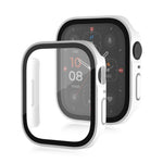 Life Waterproof Frosted 2 in 1 PC Frame + Tempered Glass Protective Case, For Apple Watch Series 9 / 8 / 7 45mm, For Apple Watch Series 9 / 8 / 7 41mm, For Apple Watch Series 6 / 5 / 4 / SE 44mm, For Apple Watch Series 6 / 5 / 4 / SE 40mm              ...