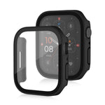 Life Waterproof Frosted 2 in 1 PC Frame + Tempered Glass Protective Case, For Apple Watch Series 9 / 8 / 7 45mm, For Apple Watch Series 9 / 8 / 7 41mm, For Apple Watch Series 6 / 5 / 4 / SE 44mm, For Apple Watch Series 6 / 5 / 4 / SE 40mm              ...