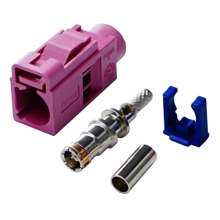 For RG174 Cable Fakra Radio Crimp Female Jack / Plug Connector with Phantom RF Coaxial