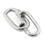 304 Stainless Steel Quick Connect Ring Runway Buckle, 5 PCS 3.5mm, 5 PCS 4mm, 3 PCS 5mm, 3 PCS 6mm, 2 PCS 7mm, 2 PCS 8mm, 9mm, 10mm
