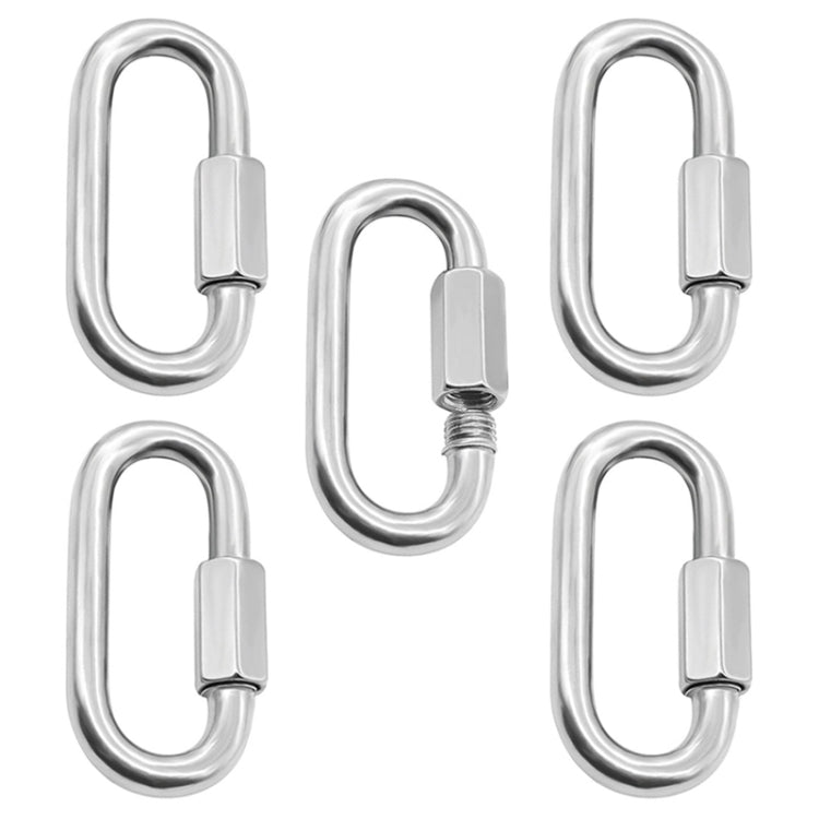 304 Stainless Steel Quick Connect Ring Runway Buckle, 5 PCS 3.5mm, 5 PCS 4mm, 3 PCS 5mm, 3 PCS 6mm, 2 PCS 7mm, 2 PCS 8mm, 9mm, 10mm
