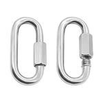 304 Stainless Steel Quick Connect Ring Runway Buckle, 5 PCS 3.5mm, 5 PCS 4mm, 3 PCS 5mm, 3 PCS 6mm, 2 PCS 7mm, 2 PCS 8mm, 9mm, 10mm