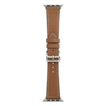 Single Lap Microfiber Leather Watch Band For Apple Watch Series, 7 45mm / 6&SE&5&4 44mm / 3&2&1 42mm, 7 41mm / 6&SE&5&4 40mm / 3&2&1 38mm