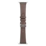 Single Lap Microfiber Leather Watch Band For Apple Watch Series, 7 45mm / 6&SE&5&4 44mm / 3&2&1 42mm, 7 41mm / 6&SE&5&4 40mm / 3&2&1 38mm