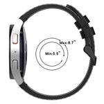 Bracelet de montre en silicone à texture cuir