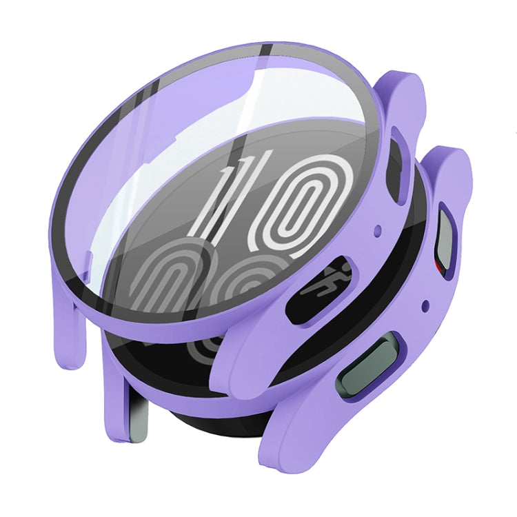 PC + Tempered Glass Integrated Protective Watch Case, For Samsung Galaxy Watch5 40mm, For Samsung Galaxy Watch5 44mm