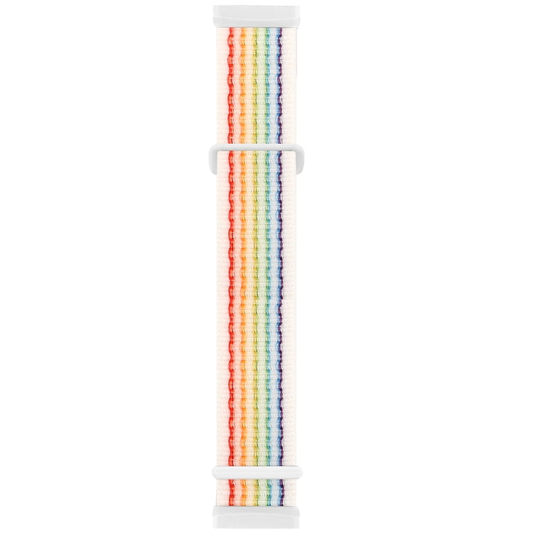 Nylon Rubber Buckle Watch Band, For Fitbit Versa 3