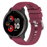 20mm Cross Textured Silicone Watch Band, For Garmin Venu 2Plus