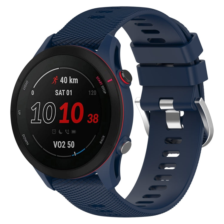 18mm Cross Textured Silicone Watch Band, For Garmin Forerunner255S