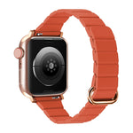 Reverse Buckle Magnetic Watch Band, For Apple Watch Series 8&7 45mm / SE 2&6&SE&5&4 44mm, For Apple Watch Series 8&7 41mm / SE 2&6&SE&5&4 40mm