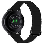 22mm Magnetic Buckle Leather Watch Band, For Samsung Galaxy Watch3 45mm