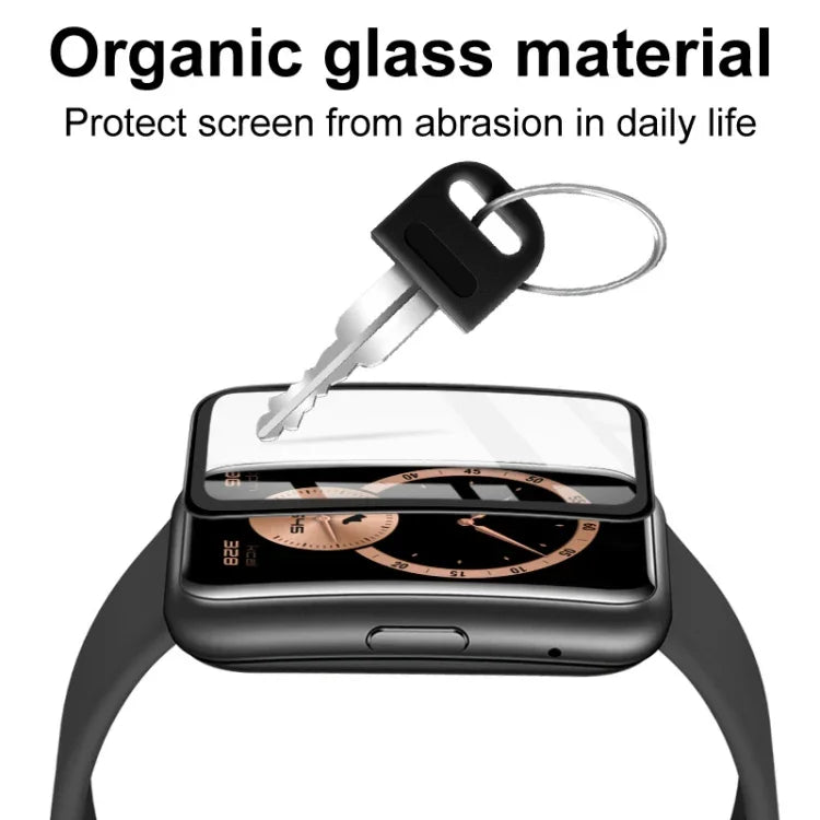 فيلم حماية ساعة عالي الدقة من Plexiglass من imak، لساعات OPPO Wacth 3، لساعات Realme TechLife S100، لساعات Xiaomi S1 Pro، لسامسونج جالاكسي ووتش5 40 مم، لسامسونج جالاكسي ووتش5 44 مم، لسامسونج جالاكسي ووتش5 برو 45 مم