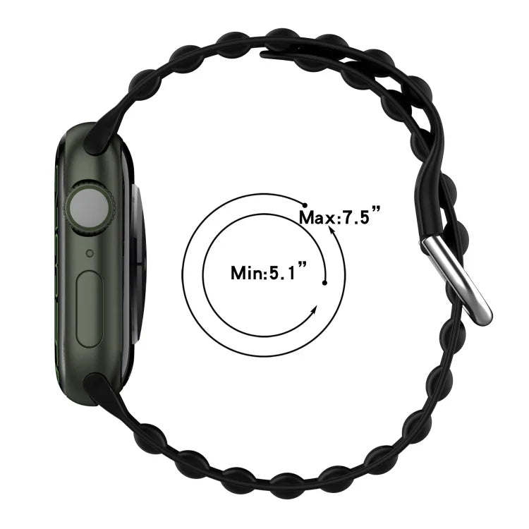 سوار ساعة بنمط تموجات المحيط، لساعة Apple Watch السلسلة 8&7 41مم / SE 2&6&SE&5&4 40مم