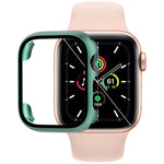 Tempered Glass Film PC Watch Case, For Apple Watch Series SE 3&SE 2&6&SE&5&4 44mm, For Apple Watch Series SE 3&SE 2&6&SE&5&4 40mm