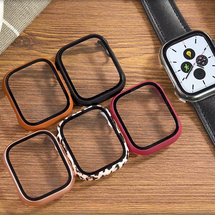 Tempered Glass Film PC Watch Case, For Apple Watch Series SE 3&SE 2&6&SE&5&4 44mm, For Apple Watch Series SE 3&SE 2&6&SE&5&4 40mm