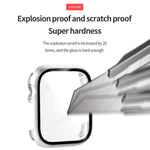 Tempered Glass Film PC Watch Case, For Apple Watch Series 9 / 8 / 7 45mm, For Apple Watch Series 9 / 8 / 7 41mm