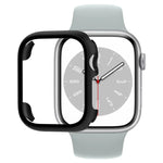 غطاء ساعة من PC مع فيلم زجاج مقسى، لساعة Apple Watch السلسلة 9 / 8 / 7 41مم، لساعة Apple Watch السلسلة 9 / 8 / 7 45مم