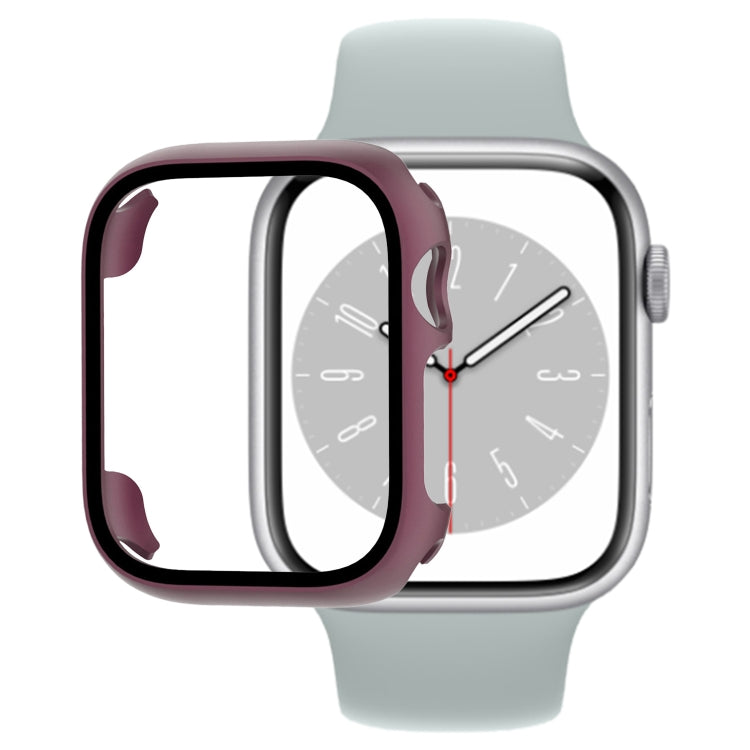 Tempered Glass Film PC Watch Case, For Apple Watch Series 9 / 8 / 7 45mm, For Apple Watch Series 9 / 8 / 7 41mm