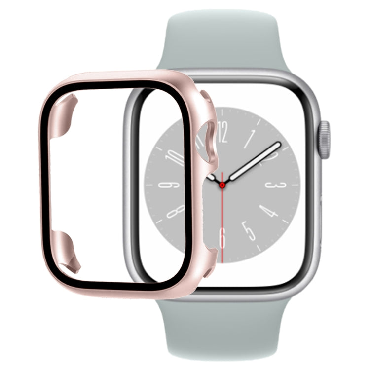 Tempered Glass Film PC Watch Case, For Apple Watch Series 9 / 8 / 7 45mm, For Apple Watch Series 9 / 8 / 7 41mm