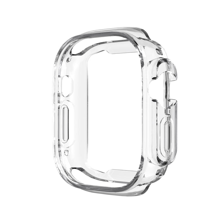 Half-inclusive Transparent TPU Protective Case For Apple Watch Ultra 1 / 2 / 3 49mm, For Apple Watch Ultra 1 / 2 / 3 49mm