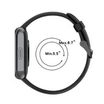 Solid Color Soft Silicone Watch Band, For Realme Watch 3