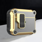 Wireless Earphone Eagle Electroplating Protective Case with Hook, For AirPods 1 / 2, For AirPods Pro, For AirPods 3