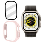 Tempered Glass Film Frosted PC Watch Case, For Apple Watch Ultra 3 / 2 / 1 49mm
