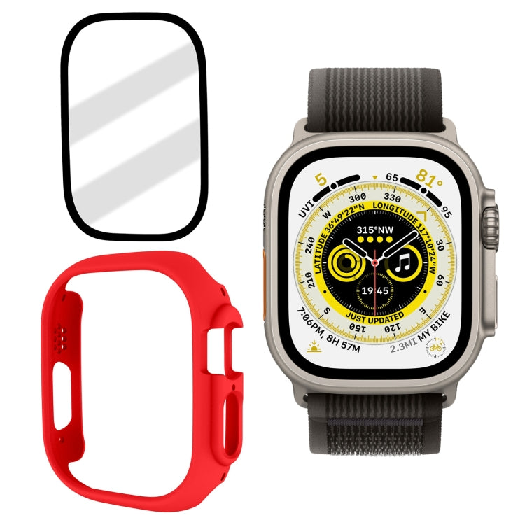 Tempered Glass Film Frosted PC Watch Case, For Apple Watch Ultra 3 / 2 / 1 49mm