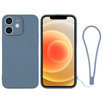 Silicone Phone Case with Wrist Strap, For iPhone 12 mini, For iPhone 12, For iPhone 12 Pro, For iPhone 12 Pro Max