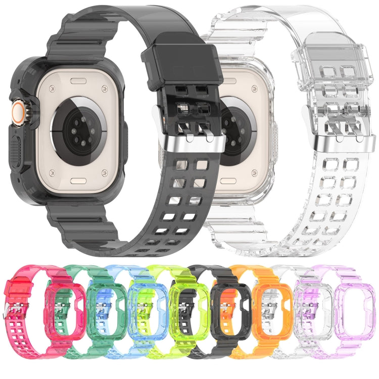 Glacier Transparent TPU Integrated Watch Band, For Apple Watch Ultra 49mm