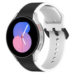 Two-color Silicone Watch Band, For Samsung Galaxy Watch5 40mm / 44mm