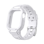 Armor Silicone Watch Band For Apple Watch, Series 8&7 45mm / SE 2&6&SE&5&4 44mm / 3&2&1 42mm, Series 8&7 41mm / SE 2&6&SE&5&4 40mm / 3&2&1 38mm, Ultra 49mm
