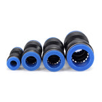 LAIZE 10pcs PU Plastic Straight Pneumatic Quick Fitting Connector, PU-4, PU-6, PU-8, PU-10, PU-12, PU-14, PU-16