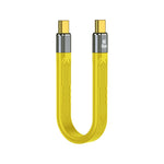 كابل بيانات مرن FPC USB-C/Type-C إلى USB-C/Type-C بقوة 100W وسرعة 40Gbps، الطول: 13.8 سم
