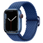 Buckle Nylon Braided Watch Band, For Apple Watch Ultra 49mm / Series 8&7 45mm / SE 2&6&SE&5&4 44mm / 3&2&1 42mm