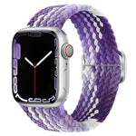 Buckle Nylon Braided Watch Band, For Apple Watch Ultra 49mm / Series 8&7 45mm / SE 2&6&SE&5&4 44mm / 3&2&1 42mm
