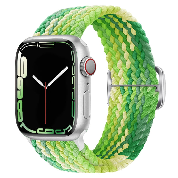 Buckle Nylon Braided Watch Band, For Apple Watch Ultra 49mm / Series 8&7 45mm / SE 2&6&SE&5&4 44mm / 3&2&1 42mm