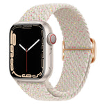 Buckle Nylon Braided Watch Band, For Apple Watch Ultra 49mm / Series 8&7 45mm / SE 2&6&SE&5&4 44mm / 3&2&1 42mm