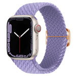 Buckle Nylon Braided Watch Band, For Apple Watch Ultra 49mm / Series 8&7 45mm / SE 2&6&SE&5&4 44mm / 3&2&1 42mm