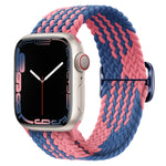 Buckle Nylon Braided Watch Band, For Apple Watch Series 8&7 41mm / SE 2&6&SE&5&4 40mm / 3&2&1 38mm, For Apple Watch Series 8&7 41mm / SE 2