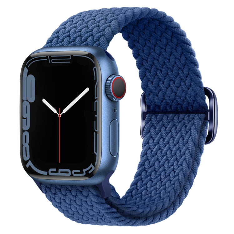 Buckle Nylon Braided Watch Band, For Apple Watch Series 8&7 41mm / SE 2&6&SE&5&4 40mm / 3&2&1 38mm, For Apple Watch Series 8&7 41mm / SE 2