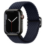 Buckle Nylon Braided Watch Band, For Apple Watch Series 8&7 41mm / SE 2&6&SE&5&4 40mm / 3&2&1 38mm, For Apple Watch Series 8&7 41mm / SE 2