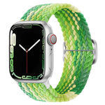 Buckle Nylon Braided Watch Band, For Apple Watch Series 8&7 41mm / SE 2&6&SE&5&4 40mm / 3&2&1 38mm, For Apple Watch Series 8&7 41mm / SE 2