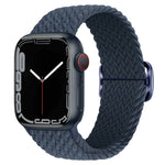 Buckle Nylon Braided Watch Band, For Apple Watch Series 8&7 41mm / SE 2&6&SE&5&4 40mm / 3&2&1 38mm, For Apple Watch Series 8&7 41mm / SE 2
