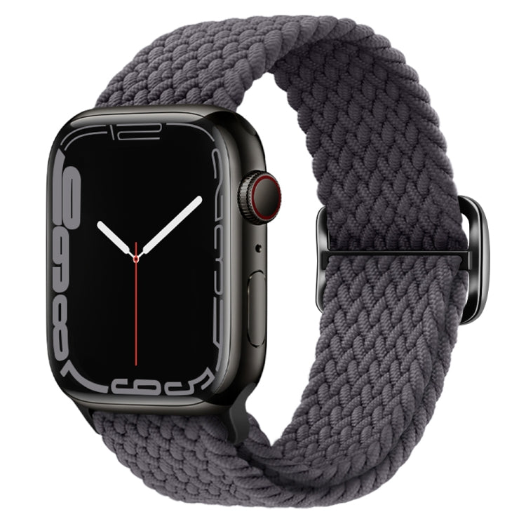 Buckle Nylon Braided Watch Band, For Apple Watch Series 8&7 41mm / SE 2&6&SE&5&4 40mm / 3&2&1 38mm, For Apple Watch Series 8&7 41mm / SE 2