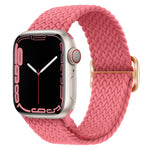 Buckle Nylon Braided Watch Band, For Apple Watch Series 8&7 41mm / SE 2&6&SE&5&4 40mm / 3&2&1 38mm, For Apple Watch Series 8&7 41mm / SE 2