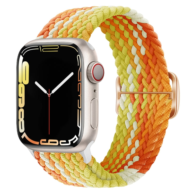 Buckle Nylon Braided Watch Band, For Apple Watch Series 8&7 41mm / SE 2&6&SE&5&4 40mm / 3&2&1 38mm, For Apple Watch Series 8&7 41mm / SE 2